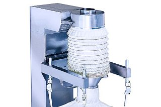 Befüllstation mit Hubsäule